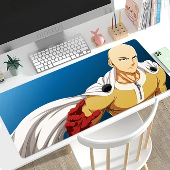Anime One Punch Man Mouse Pad Gaming XL HD Personalizate, Mousepad XXL Mouse-ul Mat Playmat Cauciuc Natural Birou Covor PC