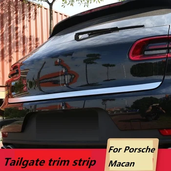 Portbagaj benzi tapiterie hayon bandă luminoasă spate benzi tapiterie accesorii Pentru Porsche Macan 2014-2019