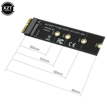 1buc M. 2 NVME SSD Converti Card Adaptor pentru MacBook Air Pro Retina 2013-2017 NVME/AHCI SSD Upgrade Kit Pentru A1465 A1466 A1398