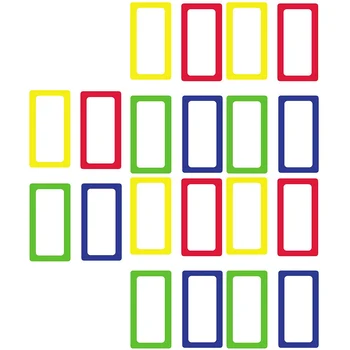 1 Set Etichete Magnetice Usor de curatat Auto-Adeziv Tagboard Placi de Tip 1