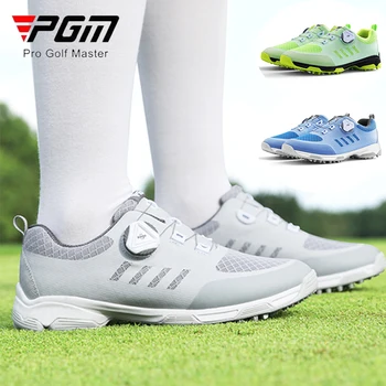 PGM Femei Pantofi de Golf Doamnelor Respirabil, Anti-Alunecare, Adidasi Femei Rotație Catarama ușor de Purtat Pantofi Microfibra Casual Golf Încălțăminte