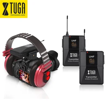 xtuga UHF stabcl wireless lavaliera microfon rever în aer liber interviuri, telefoane mobile și camere video, etc.