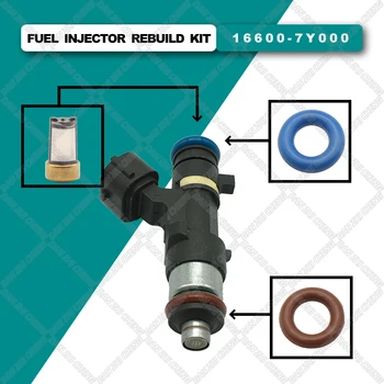 Injectorului de combustibil Servicii de Reparare Kit Filtre Orings Garnituri Garnituri pentru 04-06 Nissan Altima 04-09 Quest 3,5 L 0280158005 16600-7Y000
