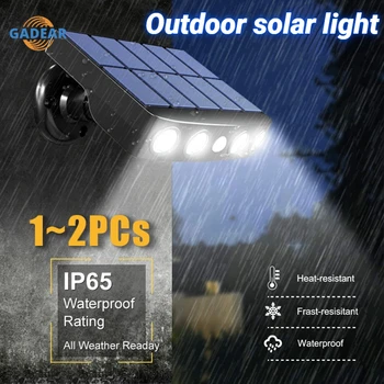 1/2 BUC LED-uri Impermeabil IP65 Perete Lumina Solara de Mișcare în aer liber de Iluminat Senzor pentru Calea de Gradina Curte Strada Lămpi Solare