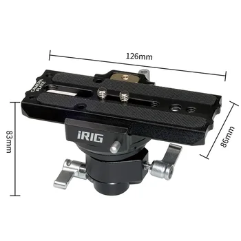 Stanikon Braț Robotic Vesta Adaptor Pan Tilt Potrivit Pentru DJI RONIN 4D FX6 Camera Mount Rapid Metal Pan Tilt 16mm13mm Interfață