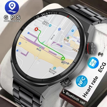 2023 Noi ECG+PPG apelare Bluetooth NFC Smartwatch GPS Tracker de Miscare Bratara Fitness Pentru Huawei Ceasuri Ultimate Ceas Inteligent Bărbați
