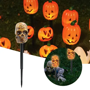 5PCS Dovleci/Craniu/Fantome Podea de Lumină Pentru Halloween Automate de Iluminat Lampa de Noapte Pentru Gradina, Curte, Parcuri