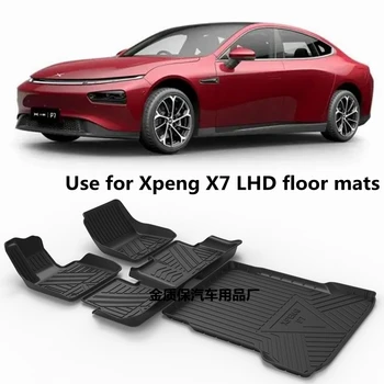 Utilizați pentru Xpeng X7 masina covor Xpeng X7 auto covorase Xpeng X7 portbagaj covorașe Xpeng X7 impermeabil pad Xpeng X7 TPE covorase