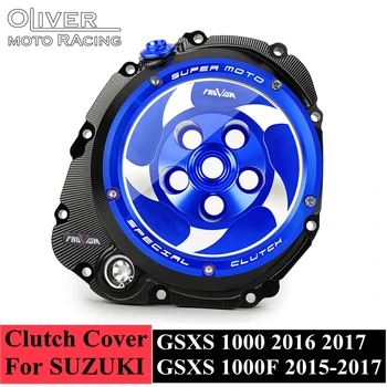 Pentru Suzuki GSXS1000 GSXS1000F CNC Clar Ambreiaj Capac Protector Guard GSX-S1000 GSXS GSX-S 1000 1000F GSX S1000 2016 2017