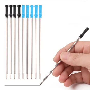 20pc/lot 11.6 cm Metalice Speciale Pen Rezerve pentru Pix 1.0 mm Pix Refill Albastru Cerneală Neagră Birou Școală Kawaii Papetărie