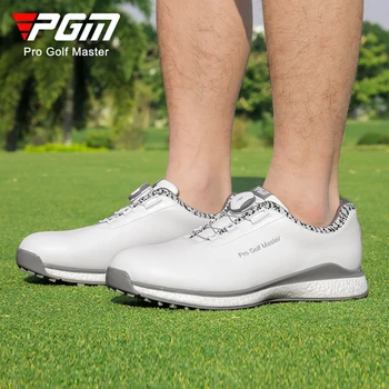 PGM Noul Golf Pantofi Bărbați Impermeabil Adidași Anti-alunecare Adidași Buton Pantofi Dantelat Pantofi de Golf, Adidasi Mens Pantofi de Golf