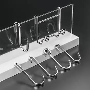 3PCS din oțel Inoxidabil în formă de s, cârlig de bucătărie magazin de îmbrăcăminte plat cârlig dormitor universal Agățat cârlige