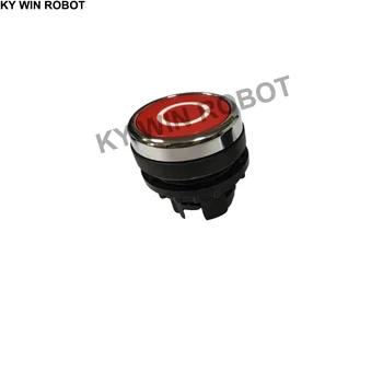 1BUC/o MULȚIME A22-RD-10 buton comutator cap flush auto resetarea cerc roșu capac