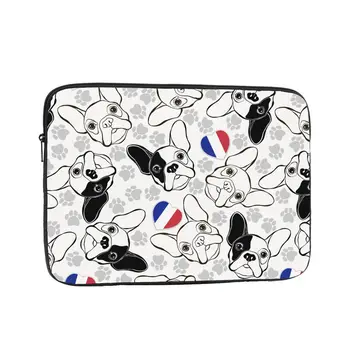 Laptop Notebook Bag Caz Bulldog Francez Câine Calculator Maneca Cazul Animalelor De 12