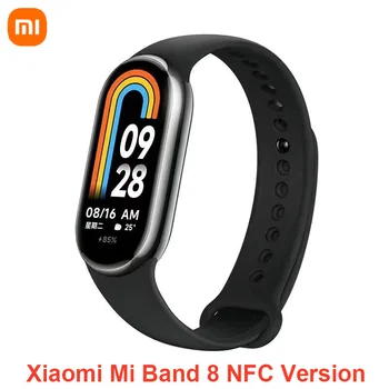 Xiaomi Mi Band 8 NFC Brățară Inteligent 7 Culori Ecran AMOLED Miband 8 de Oxigen din Sange Fitness Tracker Bluetooth 5AM Impermeabil 2023