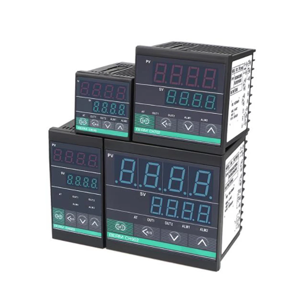 100-240VAC 2 Ieșiri Releu SSR și 2 alarme CH102 CH402 CH702 CH902 LCD PID Inteligent Controler de Temperatura 4-10mA analog2