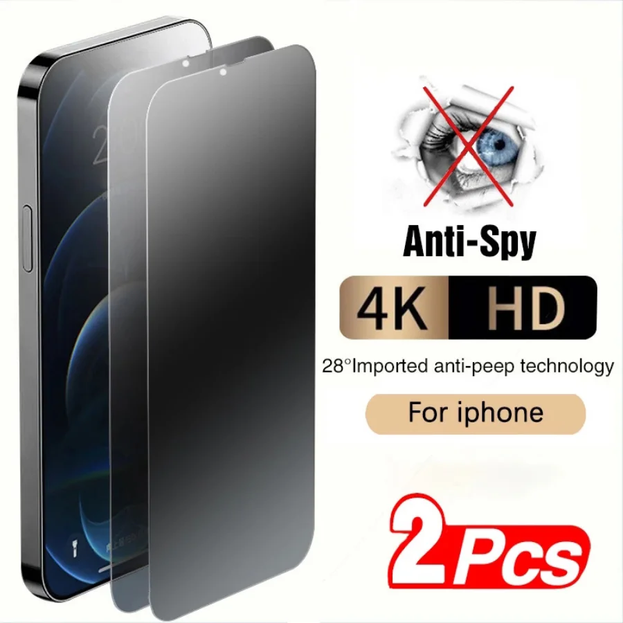 2 buc Anti-spy Sticlă Călită Telefon Folie de protectie Ecran Pentru Iphone 14 13 12 11 XR Pro Max Plus X XS 7 82