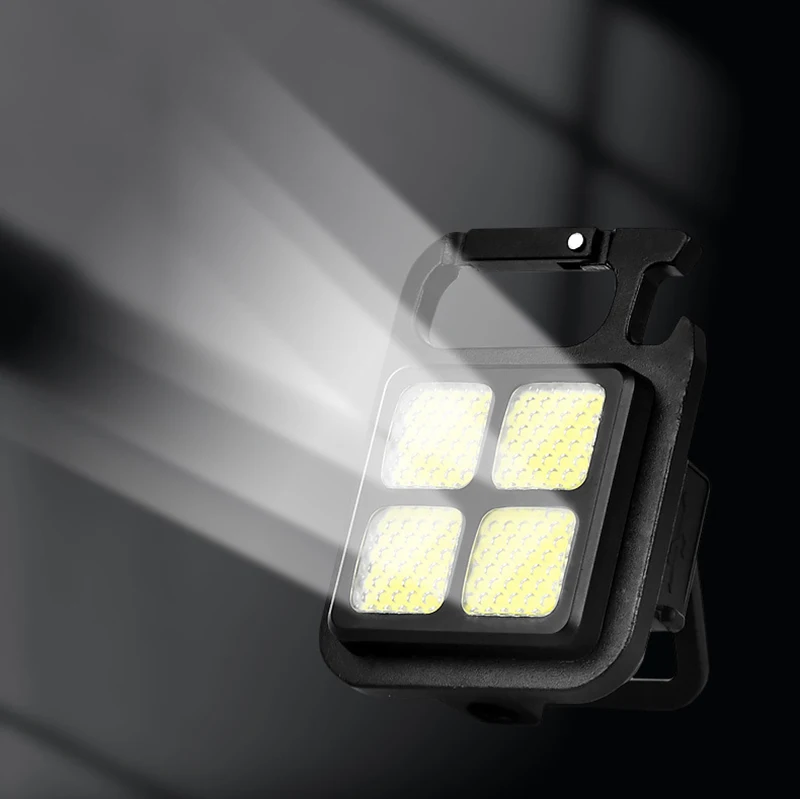 3 Moduri de Mini Lanterne LED-uri USB Reîncărcabilă COB Breloc Lumini de Lucru în aer liber Camping Magnet Lanterna Mare Luminos Lampă Portabilă2