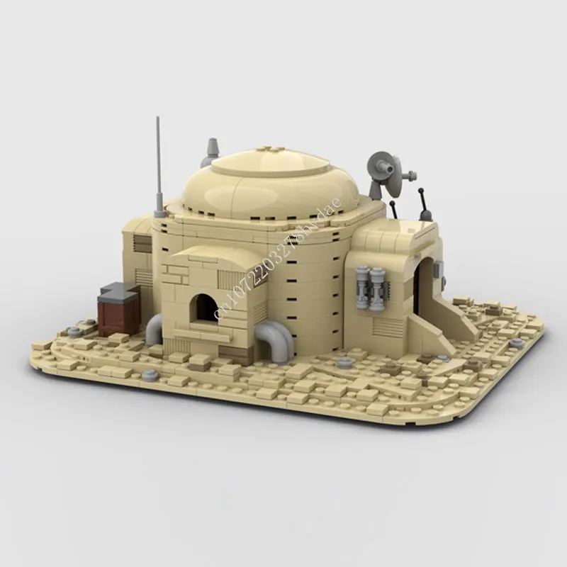 741PCS MOC Luptă Spațiu Modular Tatooine Casă Oraș în Deșert Model Blocuri Tehnologie Caramizi Creative Assembly Jucarii si Cadouri2
