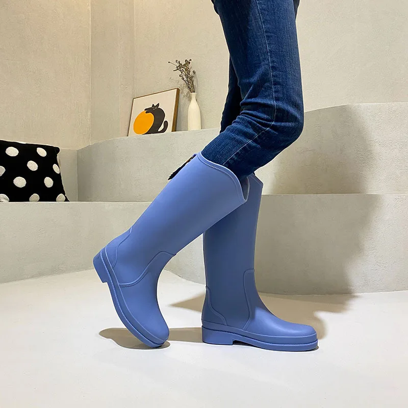 Adult Cizme de Ploaie Femei Cizme Impermeabil anti-Alunecare Cizme de Ploaie Femei Grădină Lucru Galoși Coapsei Cizme Înalte Zapatos Mujer2