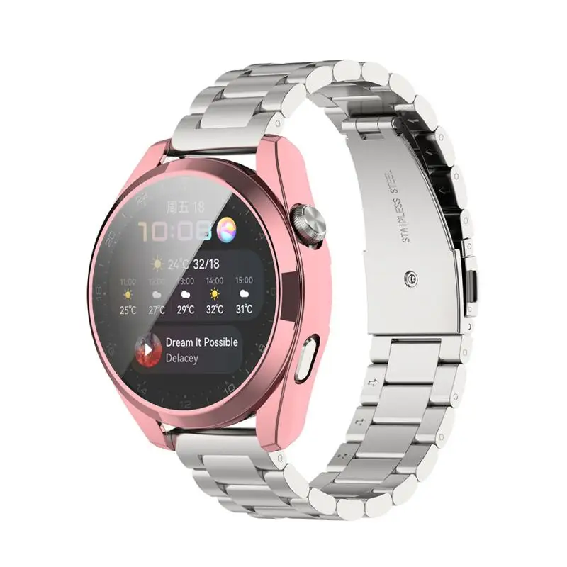 Ceas Proteja Capacul Scratchproof All-inclusive de protecție anti-Praf Anti-drop Pentru Huawei Watch3 Bratari de Acoperire de Galvanizare Tpu2