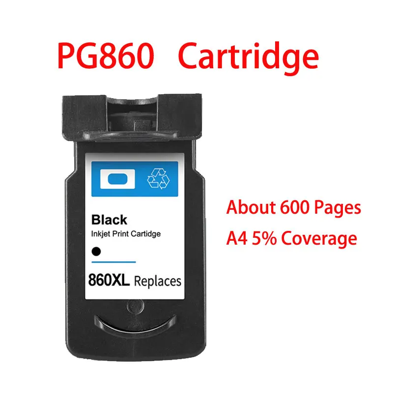 Compatibil Refillable Cartuș de Cerneală Pentru Canon 860 861 PG860 CL861 PIXUS TS5380 Printer2