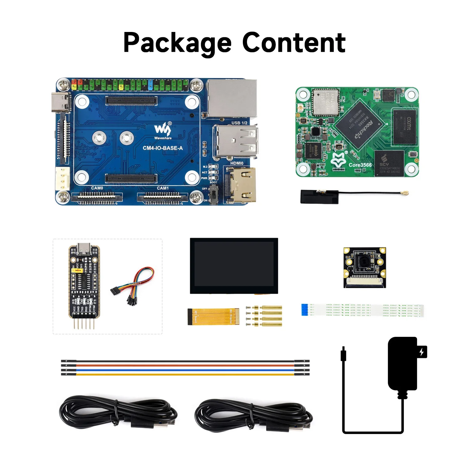 Core3566 Module, Kit, Rockchip RK3566 Quad-core, Compatibil Cu Raspberry Pi CM42
