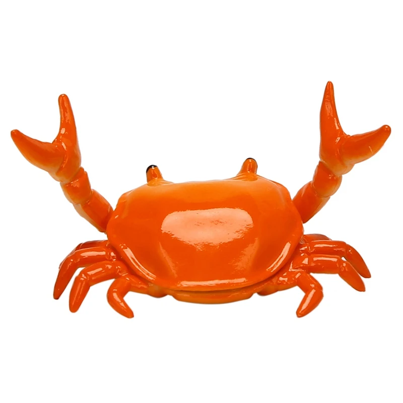 Creative Drăguț Crab Stilou Titularul De Haltere Crabi Toc Suport Raft De Depozitare Cadou De Papetărie Portocaliu2