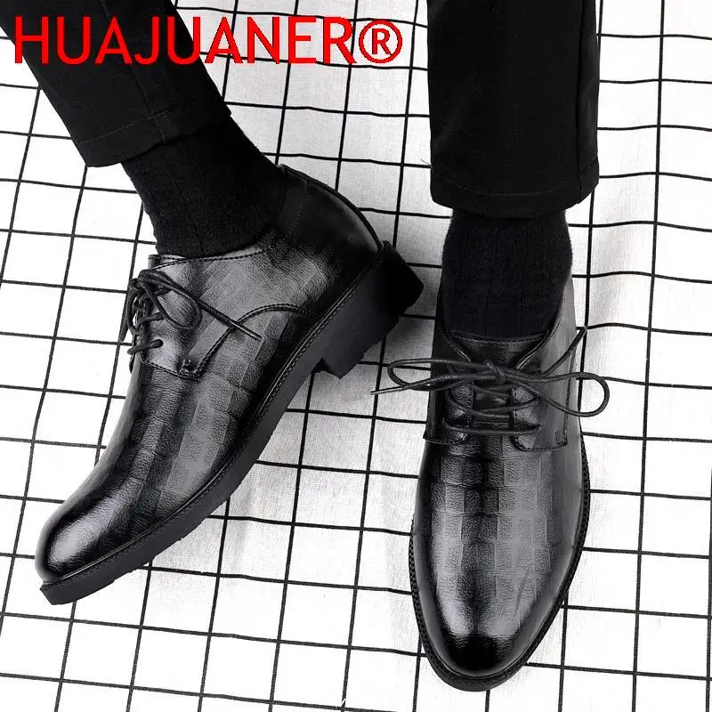 De înaltă Calitate, Barbati Casual din Piele Pantofi Oxford Stil Britanic de Afaceri Masculin Elegant de Birou Confortabil Adulto Pantofi2