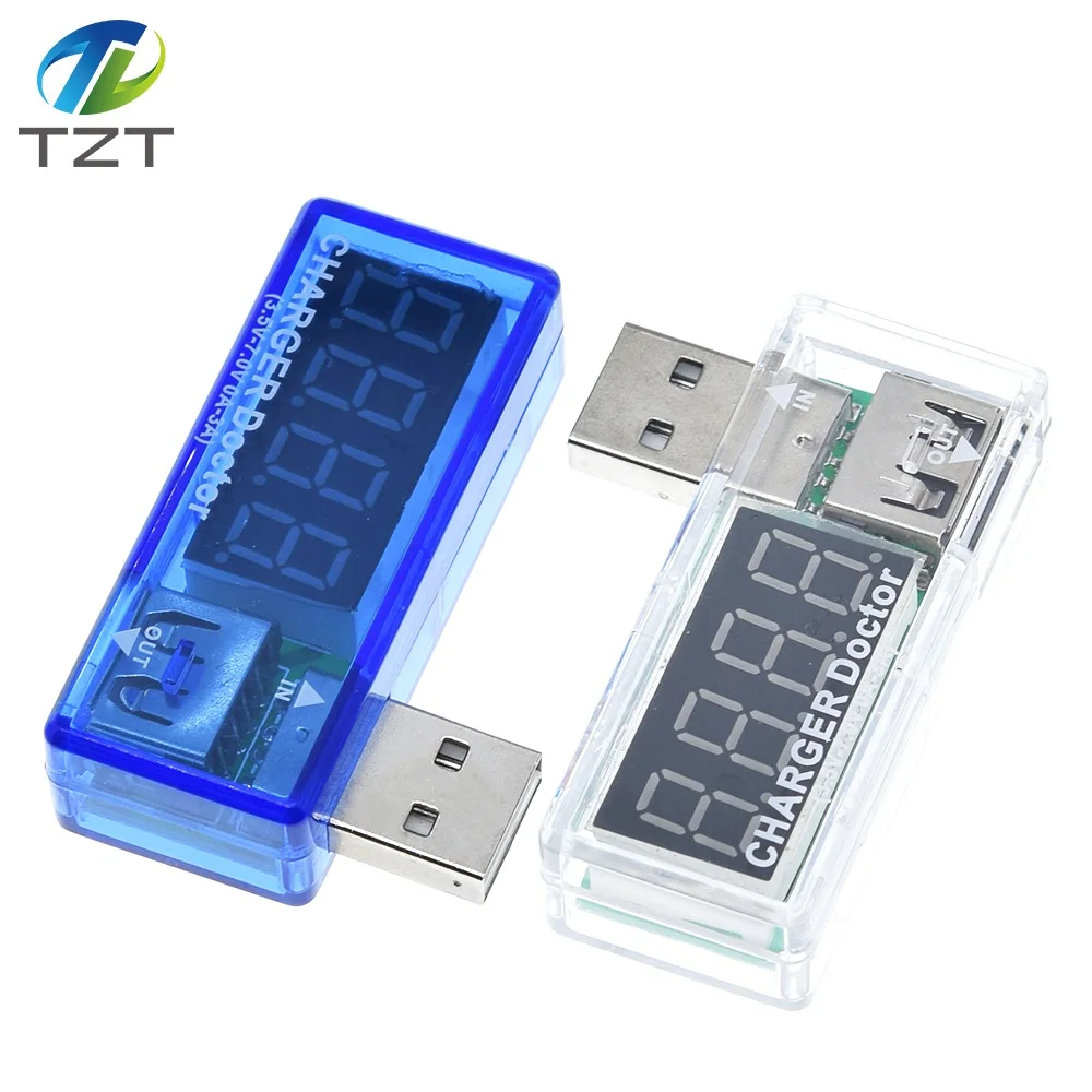 Digital USB de Putere Mobil de încărcare curent Tester de tensiune Metru Mini USB charger doctor voltmetru ampermetru LED display2