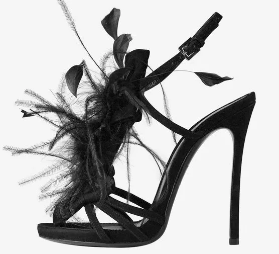 Elegant pene decor sandale platforma glezna, catarama taie deget de la picior deschis cină mare pista de sandale de moda pantofi de vara pentru femeie2