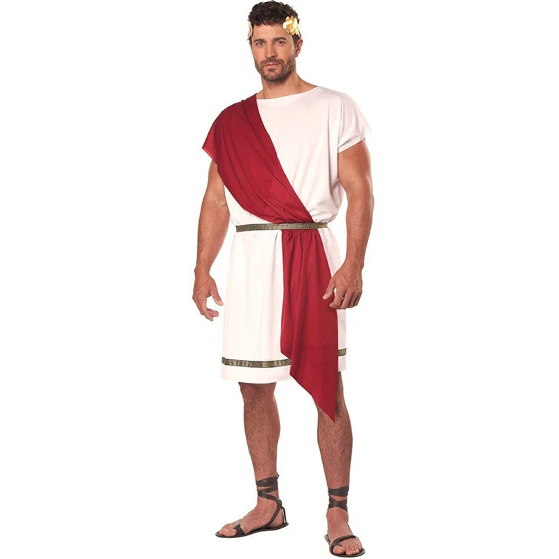 Grec Antic Roman Costum De Gladiator Barbati Adulti Halloween, Carnaval, Petrecere Zeita Greaca Cosplay Roman Soldat Rochie Fancy2
