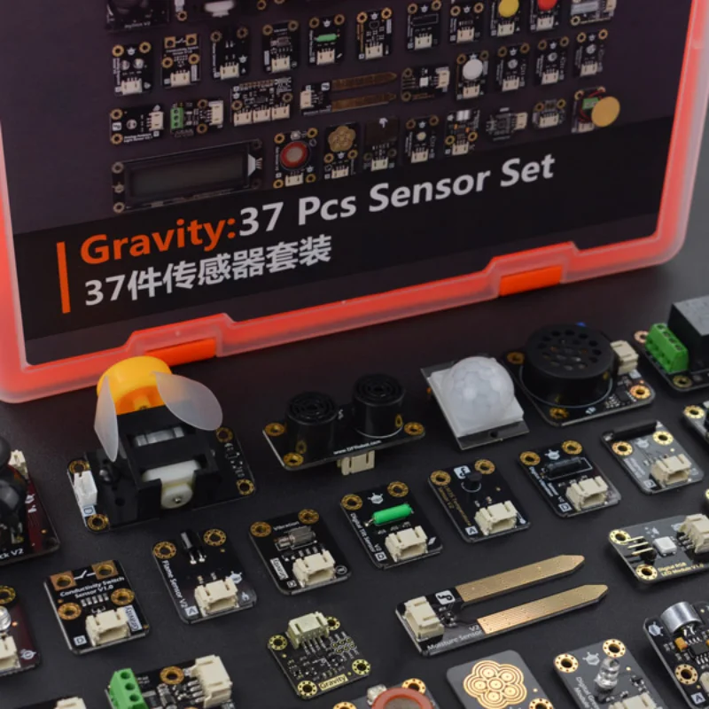 Greutate: 37-bucata Senzor Kit de Kit compatibil cu Arduino, Raspberry PI sprijin Minte+2