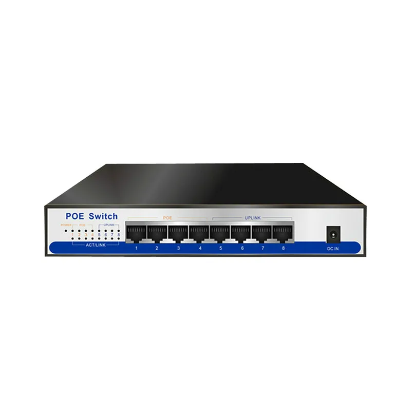 HY02 8 port 10/100Mbps Switch POE 4port POE și 4port Uplink Total de Putere de 65W AP wireless camera IP de rețea de la distanță echipamente2