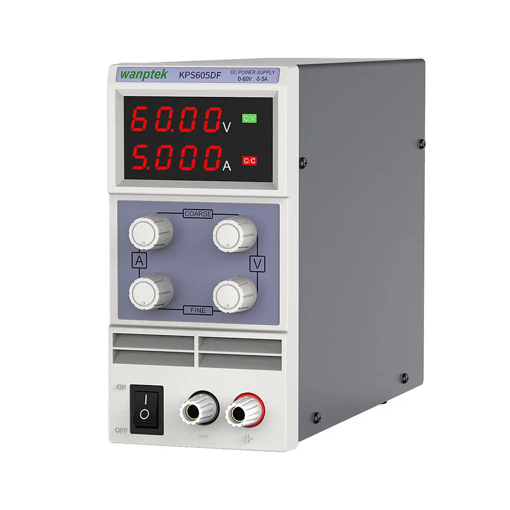 KPS-605DF Reglabile Digital Mini DC Laborator de Alimentare 60V 5A 0.001 O/0.01 V Comutare de Alimentare 110V 220V+DC Jack Set2