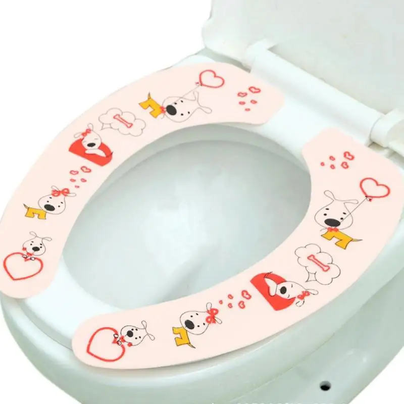 Lavabil Desene Animate Toaletă Mat Adeziv Universal Toaletă Mat Gros De Cald Electrostatic Toaletă Pernă Pernă2