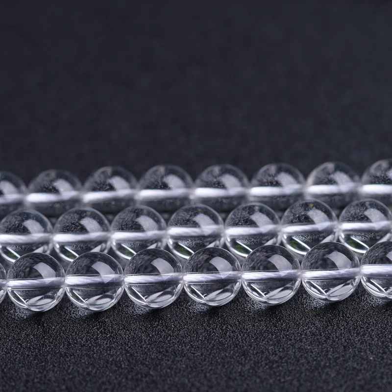 Naturale alb cristal de cuarț 2mm 3mm 4mm 6mm 8mm 10mm 12mm buna margele rotunde de piatră pentru a face bijuterii de design DIY brățară2
