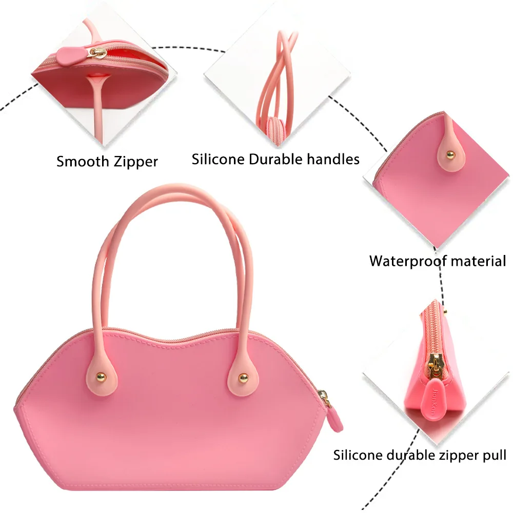 Nișă în formă de buze pentru femei geanta noua de silicon modelarea sac de silicon de zi cu zi stradă geantă de mână, geanta sub brat2