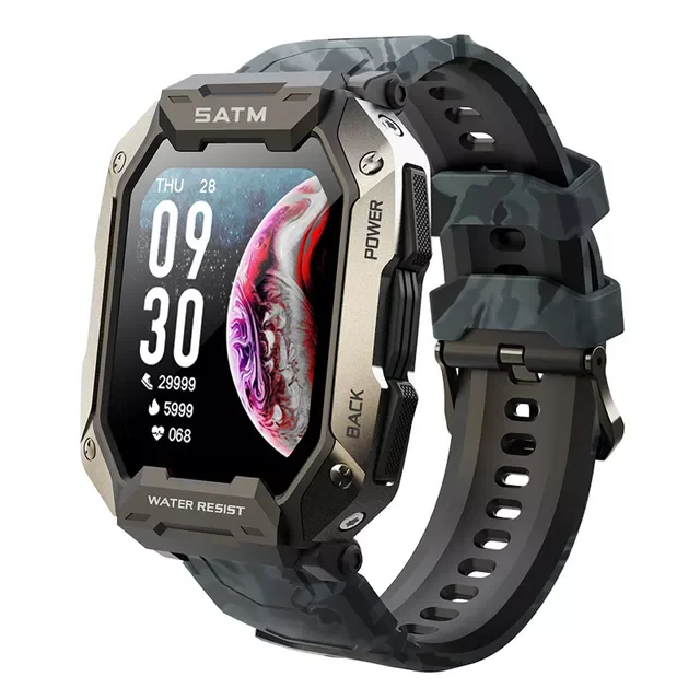 Noul Smartwatch Bărbați rezistent la apa 5ATM 1.71 Inch HD Profesionale în aer liber, Ceas Inteligent Om Pentru Înot Ceasuri Pentru Android IOS2