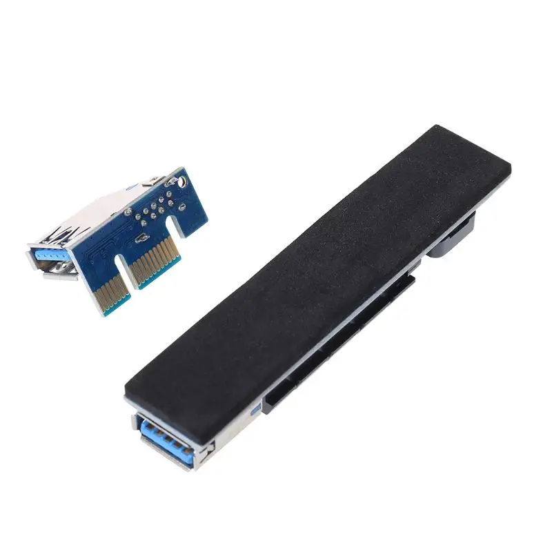 PCI EXPRESS USB Adaptor de Fonduri Extender PCIE Riser Card USB PCI-E R2LB2