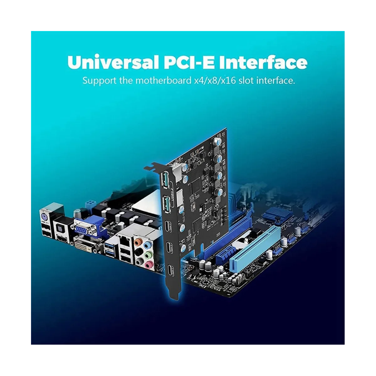 PCIe La USB 3.2 Gen 2 Adaptor de Card PCI Express Card de Expansiune PCI-E Adauga pe Carduri de Coloană pentru PC-ul Windows 10/8/7 și MAC2