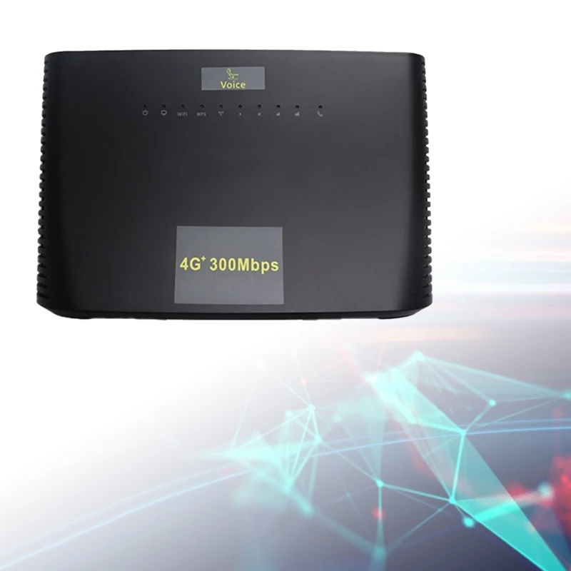 Router WiFi 4G LTE CAT4 Router SUA/UE-Plug cu Slot pentru Card SIM 4xRJ45 de Rețea Porturi 300Mbps pentru Internet Acasă Conector Dropship2