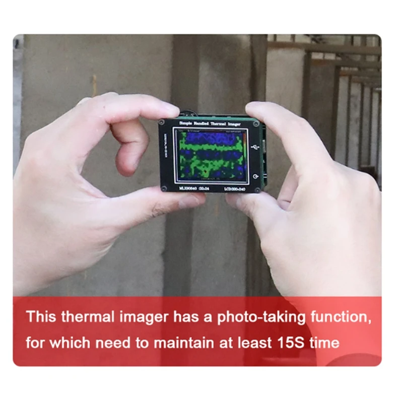Senzor infraroșu Simplu Termica Rezoluție Definiție Clară Imaging Camera 2.0 Inch LCD 240X320 -40℃ La 300℃2