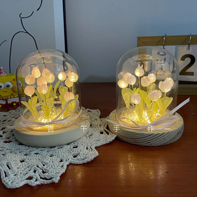 Tulip Lumina de Noapte DIY Pachet de Materiale Nu Produs Finit2