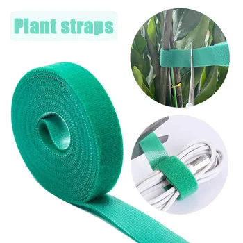 3pcs 2m Legături de Plante Nailon Lega planta Bandaj Electrice Sârmă cravată Plante Formă de Bandă Cârlig Buclă Trestie de Bambus Folie de Sprijin Grădină Acasă