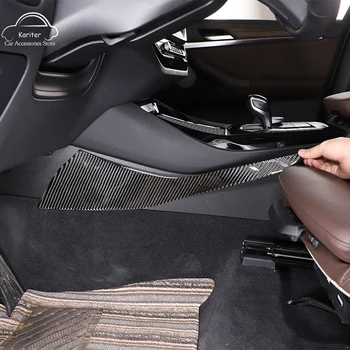 Pentru BMW X3 G01 2022 Moale Fibra de Carbon Mașină Consola centrala Partea Benzi Tapiterie Autocolant Decorativ de Interior Accesorii de Protecție
