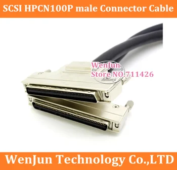 SCSI HPCN100 de sex masculin de sex masculin Cablu de conectare 3meter SCSI HPCN 100 de Pin Male Plug Extensia Calculator Conector de Sârmă