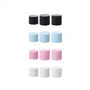 20buc Culori Diferite Borcan Gol Container Cosmetice Rotund Reîncărcabile Sticla de Plastic Caz Instrument de Călătorie
