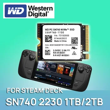 Western Digital SN740 2TB 1TB WD 2230 M. 2 NVMe PCIe 4.0 SSD pentru Abur pentru Punte Rog Aliat GPD Suprafață Laptop Tableta Mini PC