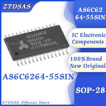 AS6C6264-55SIN AS6C6264-55 AS6C6264 AS6C CA IC Chip POS-28